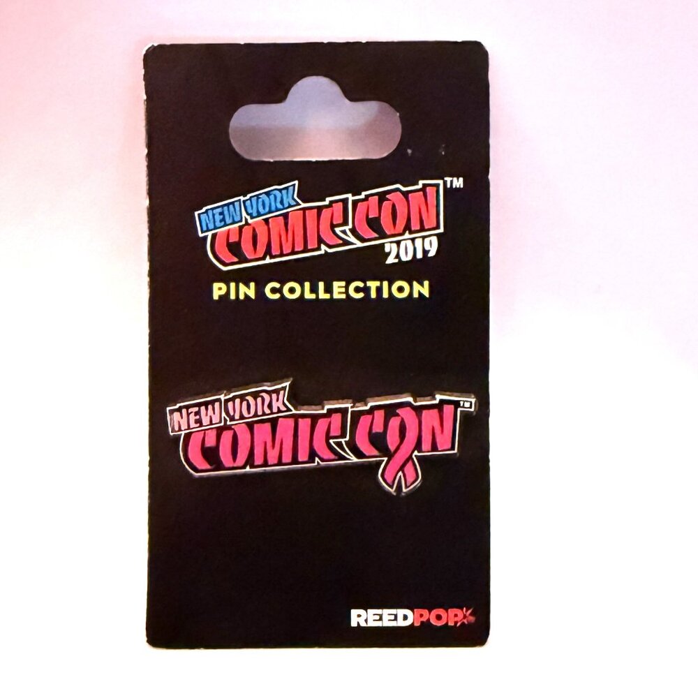 2019 New York Comicon Breast Cancer Awareness Pin